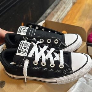 Converse Kids Black Canvas Sneakers